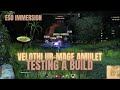 ESO - Testing Velothi Ur-Mage's Amulet In Fungal Grotto I