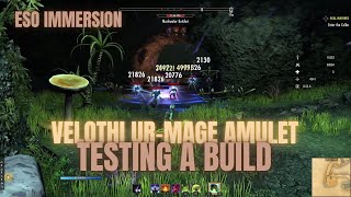 Eso - Testing Velothi Ur-Mages Amulet In Fungal Grotto I