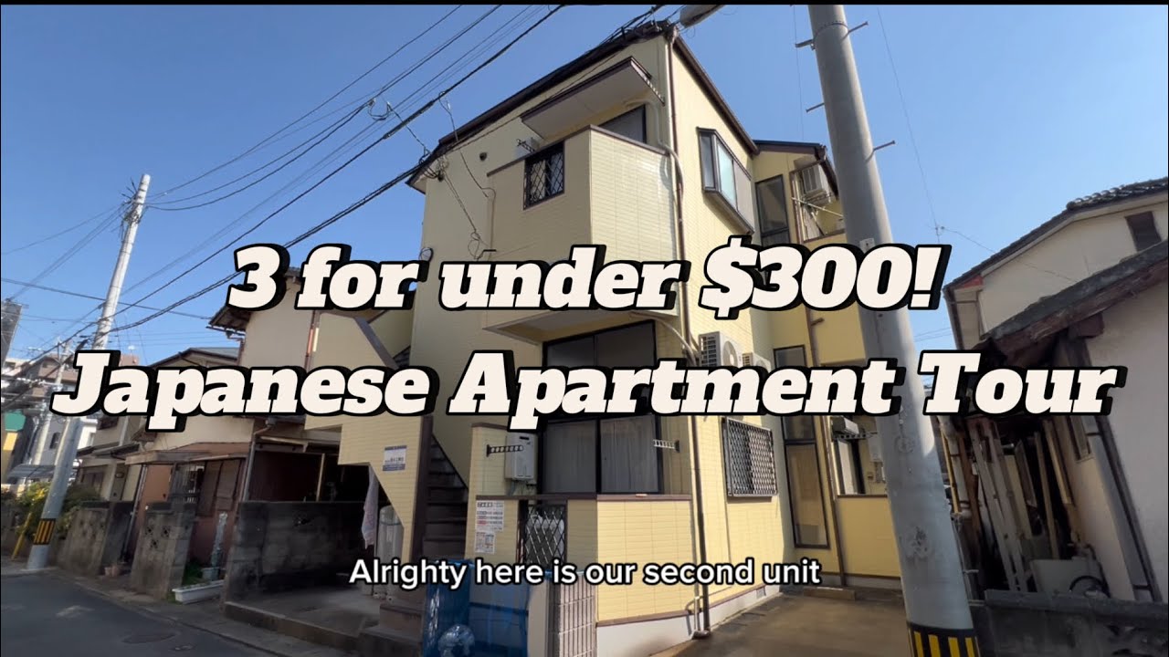 Three for under $300!  Apartment Tour | Fukuoka Japan