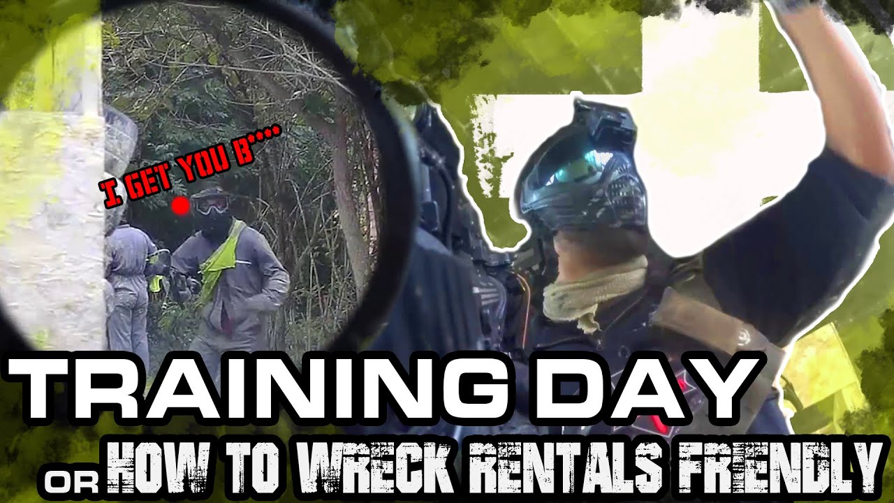 Training Day Sar 12 Paintball Sniper Magfed AT YouTube