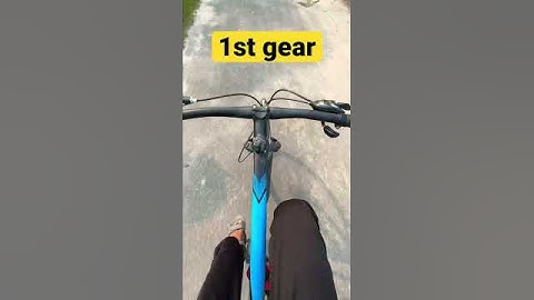 7th gear vs 1st gear #cycling #cycle #mtbcycle #gear
