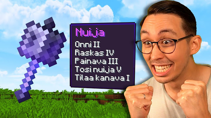Löysin UUDEN ASEEN Minecraftissa!
