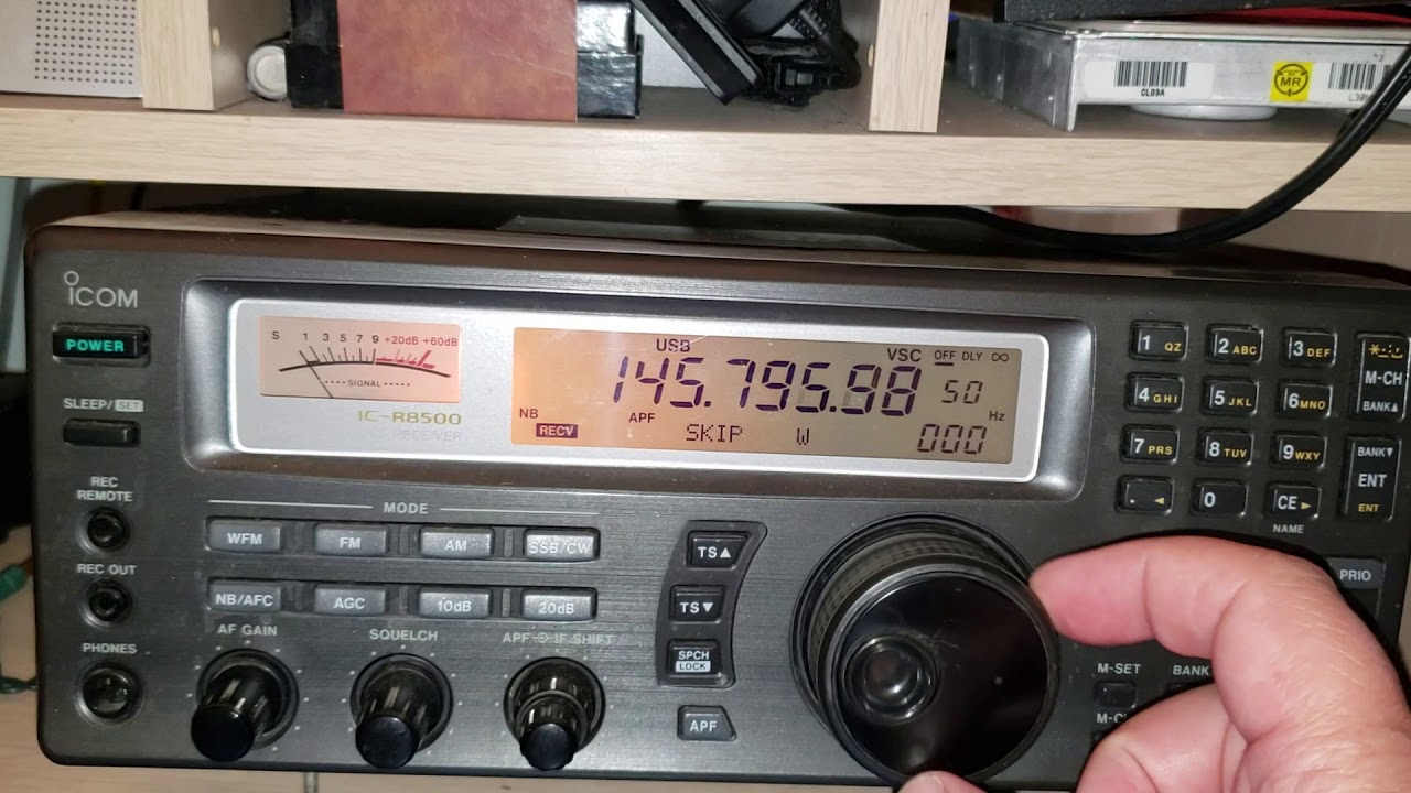 Amateur radio satellite XW-2C beacon received on icom IC R-8500 with ...