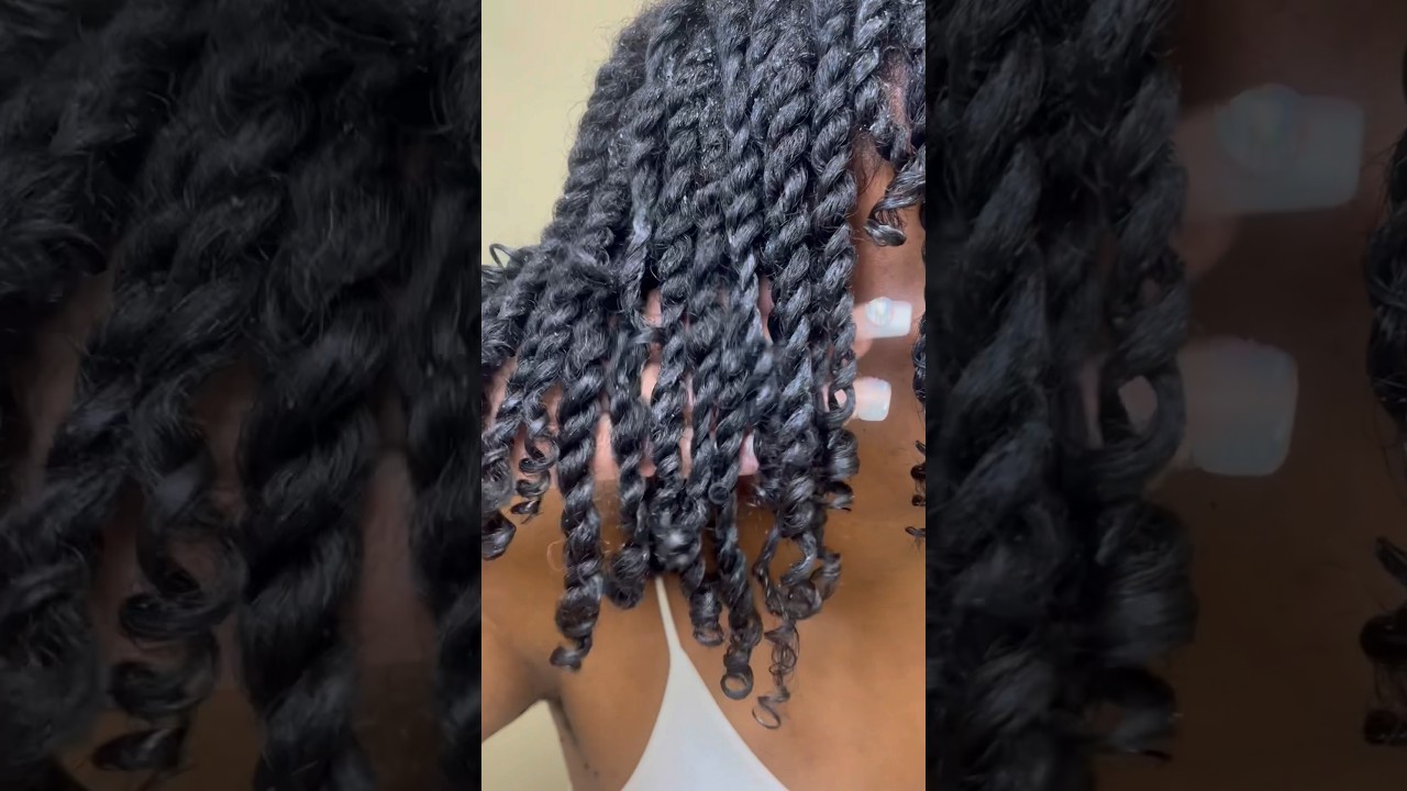 Two strand twist routine for my twist out. 