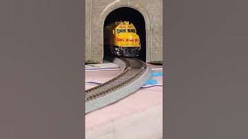 Santa Fe FP45 Hauling Coal And Oil Through The Mountains. #train #railway #modelrailroad