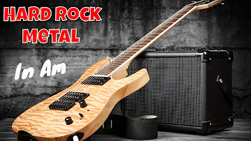 Hard Rock Metal Ballad - Guitar Backing Track in Am