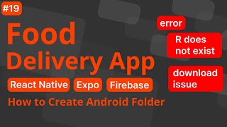 How to create android folder in React Native App | Error in npm run android | PersistNFinish  #19