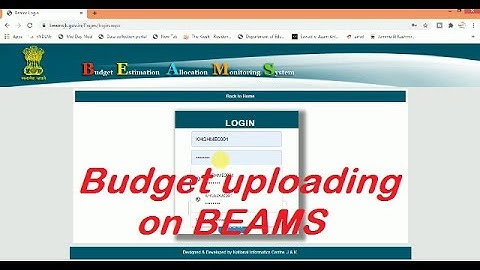 How to upload Budget on BEAMS, complete practical video!!!