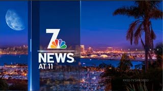 KNSD - NBC7 News at 11 - Open October 16, 2021 (New Graphics)