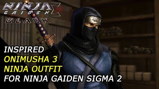 Onimusha 3 Ninja Outfit for Ninja Gaiden Sigma 2 (Tutorial to download and install)