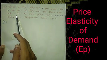 How to find Price Elasticity of demand //Class 12// Assamese Medium