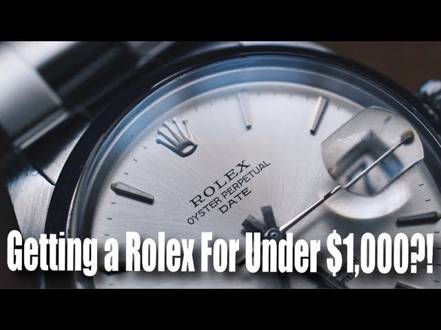 used rolex under 1000