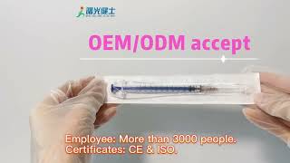 1mL 2.5mL 3mL 5mL 10mL 20mL 50mL 60mL Disposable Sterile Plastic Vaccine Large Injection Syringe