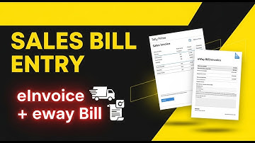 Sales Bill Entry with eInvoice & eWay Bill in Tally Prime | Full Step-by-Step Tutorial