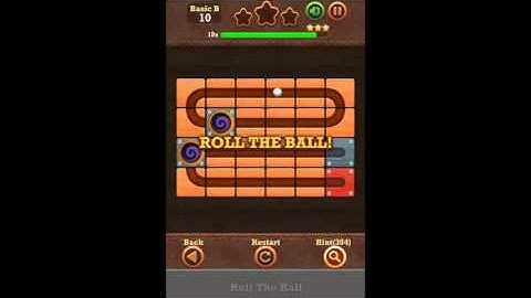 Roll The Ball Slide Puzzle 2 - Basic B Level 10 Walkthrough