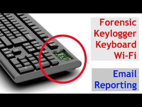 Forensic Keylogger Keyboard Wi-Fi Pro Email Reporting