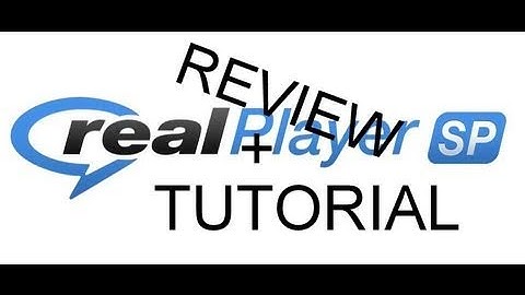 Realplayer SP Review Part 1