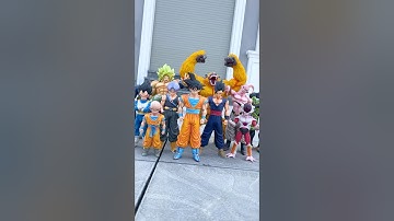 Dragonball DOMINO EFFECT THE AMAZING #shorts #goku