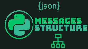 Json structure for messages in Python Chat | Python