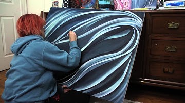 Time Lapse Video of Abstract Painting