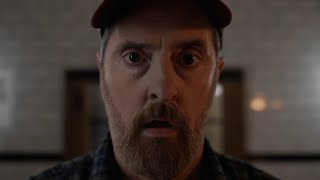 Ted Lasso Season 4 4x4 Coach Beard Gets Shocked by a Poster at the Pub Toilet