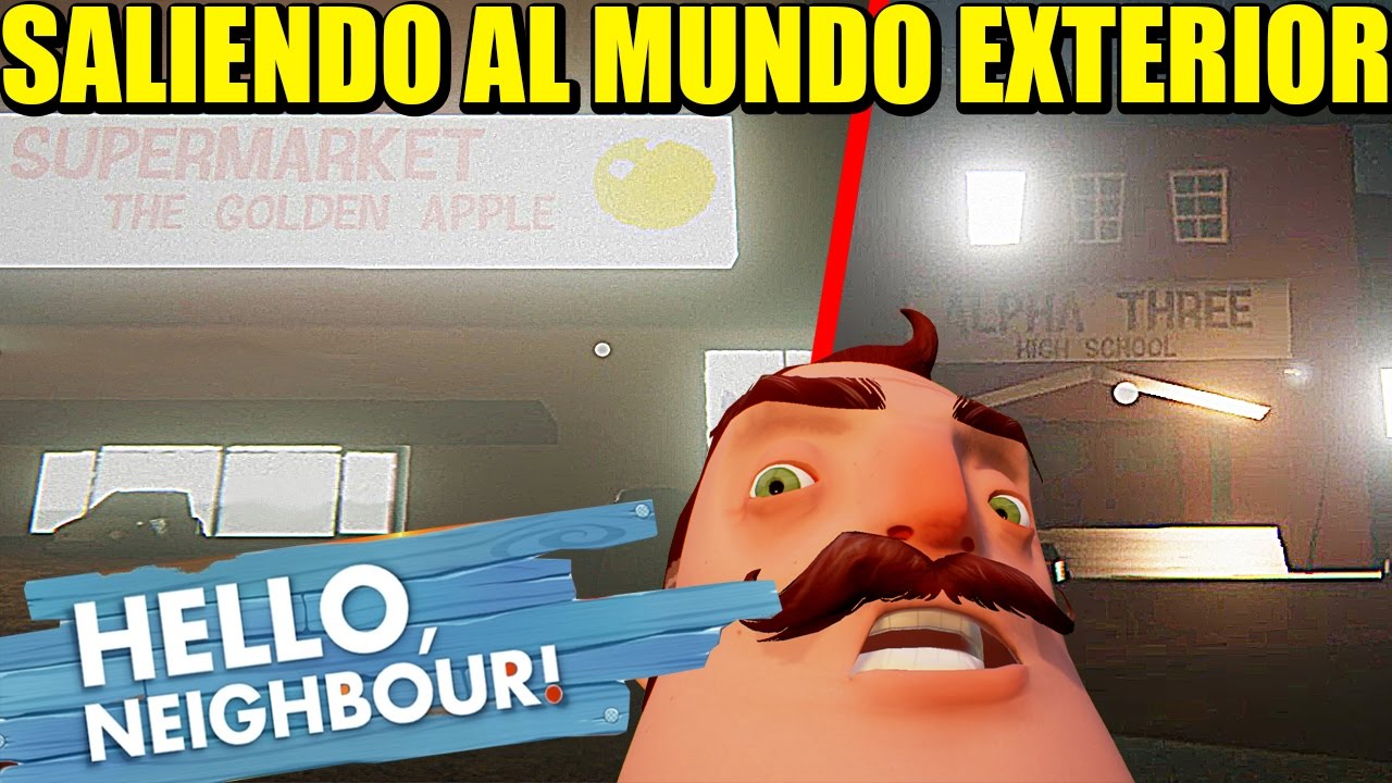 PISCINA, CONTRASEÑA Y LOCALIZACIONES EXTERIORES - HELLO NEIGHBOR ALPHA 3 gameplay español transistor