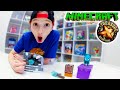 FATHER &amp; SON SCIENCE EXPERIMENT!? ( Minecraft Treasure X!)