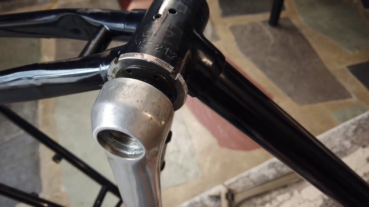 How To Remove Vintage Bicycle Bottom Bracket Lock Ring Without Special Tools