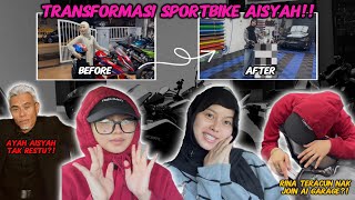 TRANSFORMASI SPORTBIKE AISYAH❗️AYAH TAK RESTU BELI MOTOR?❗️