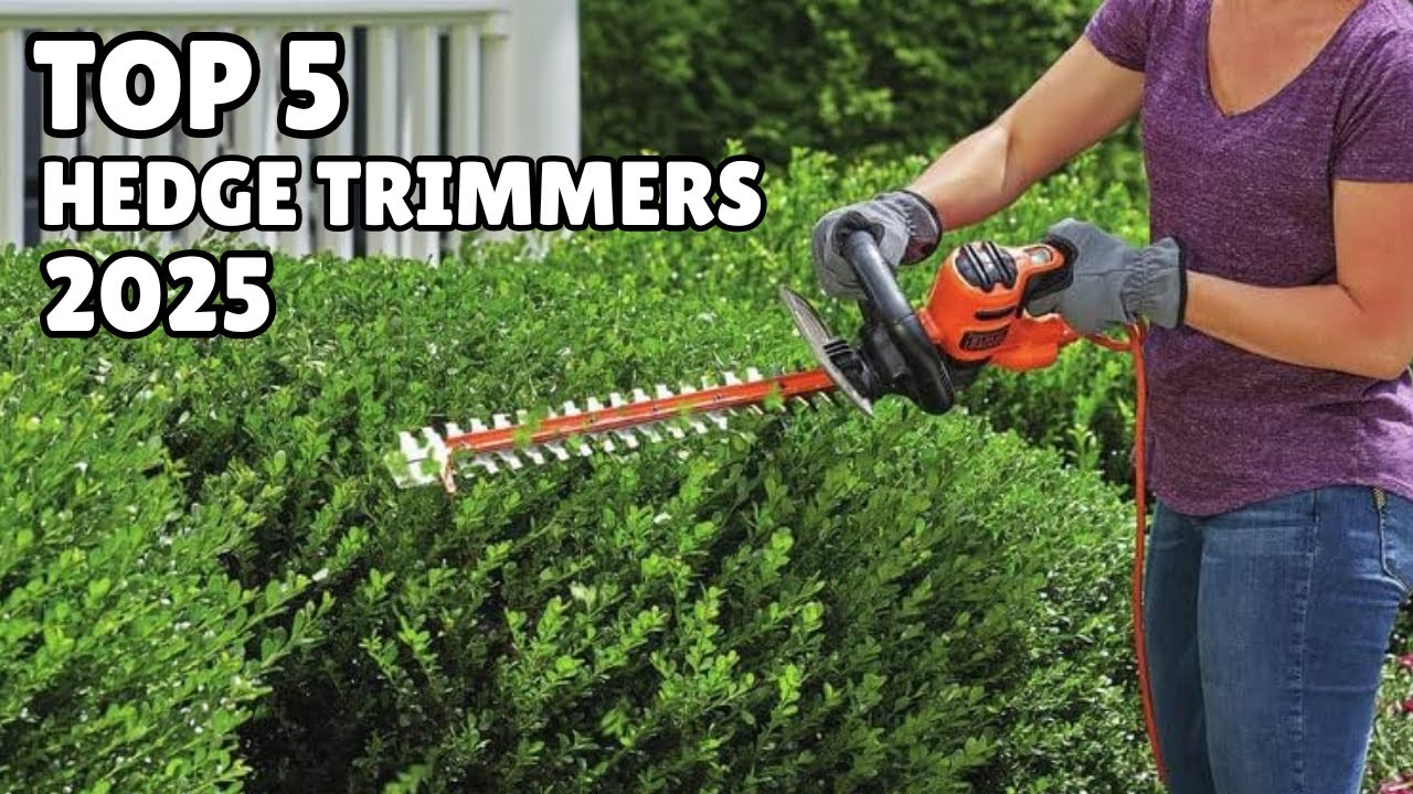 Top 5 Best Hedge Trimmers of 2025 - YouTube