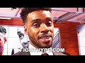 ERROL SPENCE REACTS TO PACQUIAO SIZE DIFFERENCE AFTER FIRST FACE OFF; KEEPS IT REAL ON RESPECT