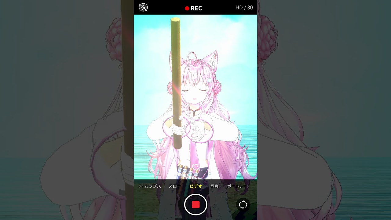 【3D】スイカゲームが流行ってるので季節外れのスイカ割りしてみた🍉 #Shorts #varkshorts 【博衣こより/ホロライブ】