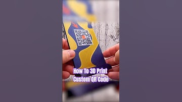 How To 3D Print QR Codes #3dprinting #technology #qrcode #bambulab #howto #fyp