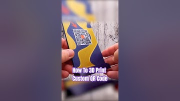 How To 3D Print QR Codes #3dprinting #technology #qrcode #bambulab #howto #fyp