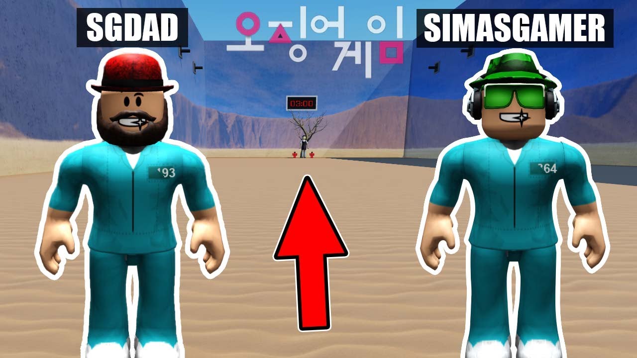 Победа в игре Roblox Squid..