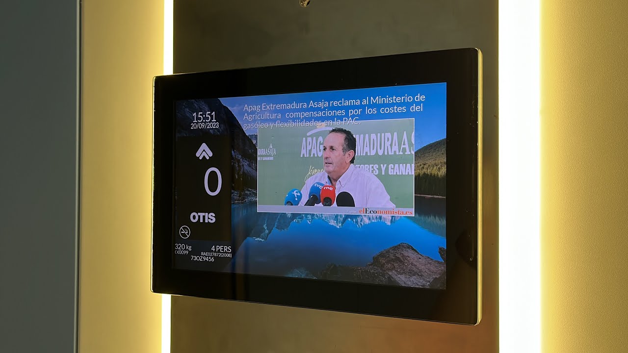 Recently refurbished Otis Gen2 lift at Hotel Vent i Mar in Can Picafort