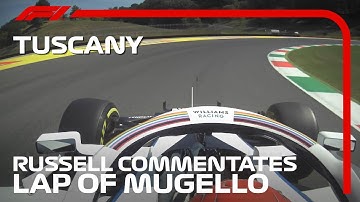 George Russell Commentates On Mugello Lap | 2020 Tuscan Grand Prix
