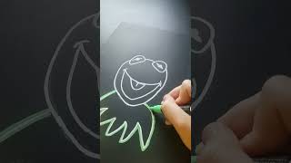 Kermit The Frog Neon Effect #shorts