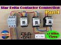 Star Delta Connection With Contactor Power Wiring in Hindi\Urdu By Instant solution