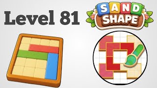 Sand Shape Level 81 Solution Walkthrough 