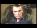 Capture de la vidéo David Byrne - Rare 1986 Interview