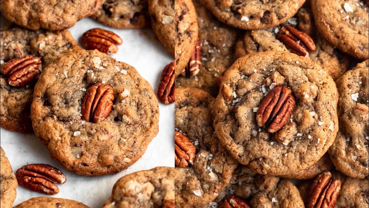 Brown Butter Pecan Cookies | Brown butter chocolate chip cookies