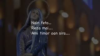 Video thumbnail of "Lyrik Musika ´´Nain Feto Aitara`` By:  Fr  Savio"