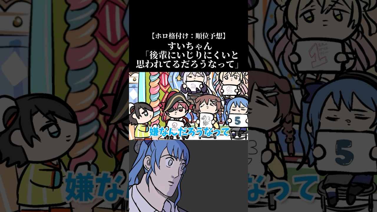 後輩にいじりにくいと思われてると思っているすいちゃん　#shorts