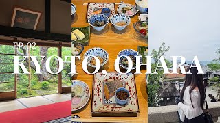 일본 4박 5일 Travel Vlog✈ | EP.02 오사카에서 교토, 오하라 료칸 | 청수사 당고 맛집, 니넨자카 카페 | 오하라 세료 료칸 | 오하라 액자정원