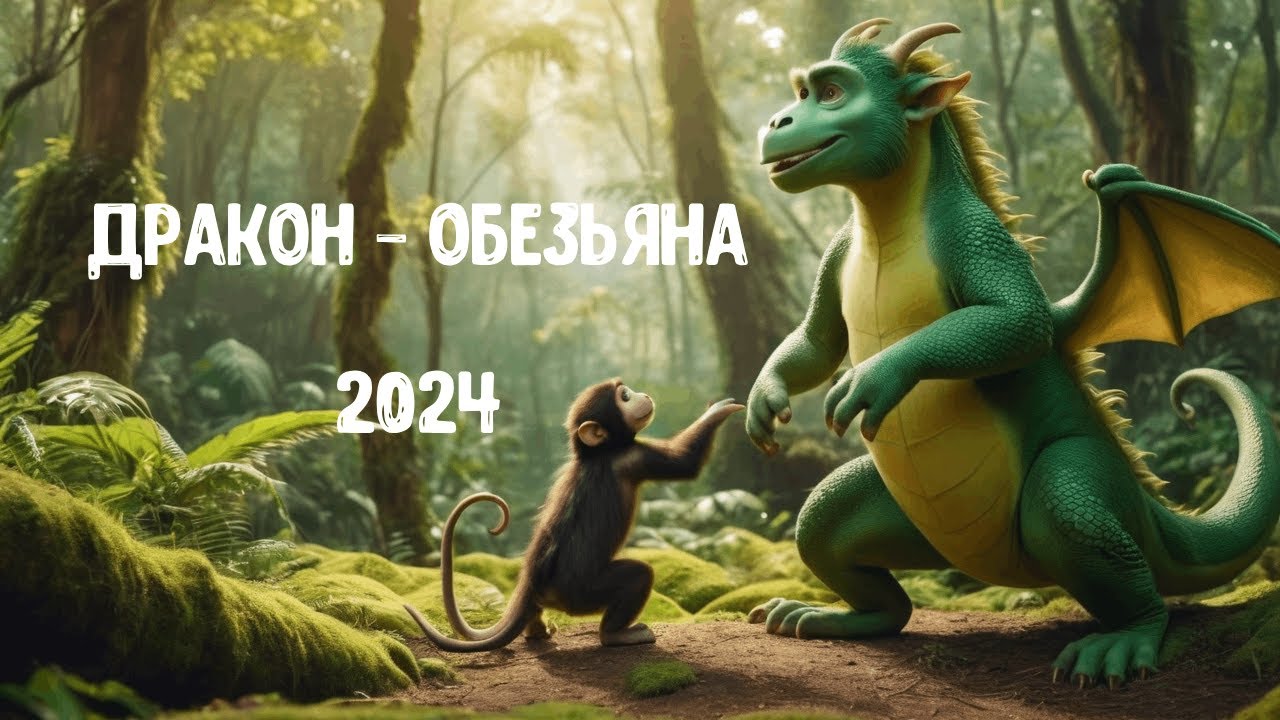 Дракон и обезьяна. 2024 Год дракона и обезьяны. Рак обезьяна 2024