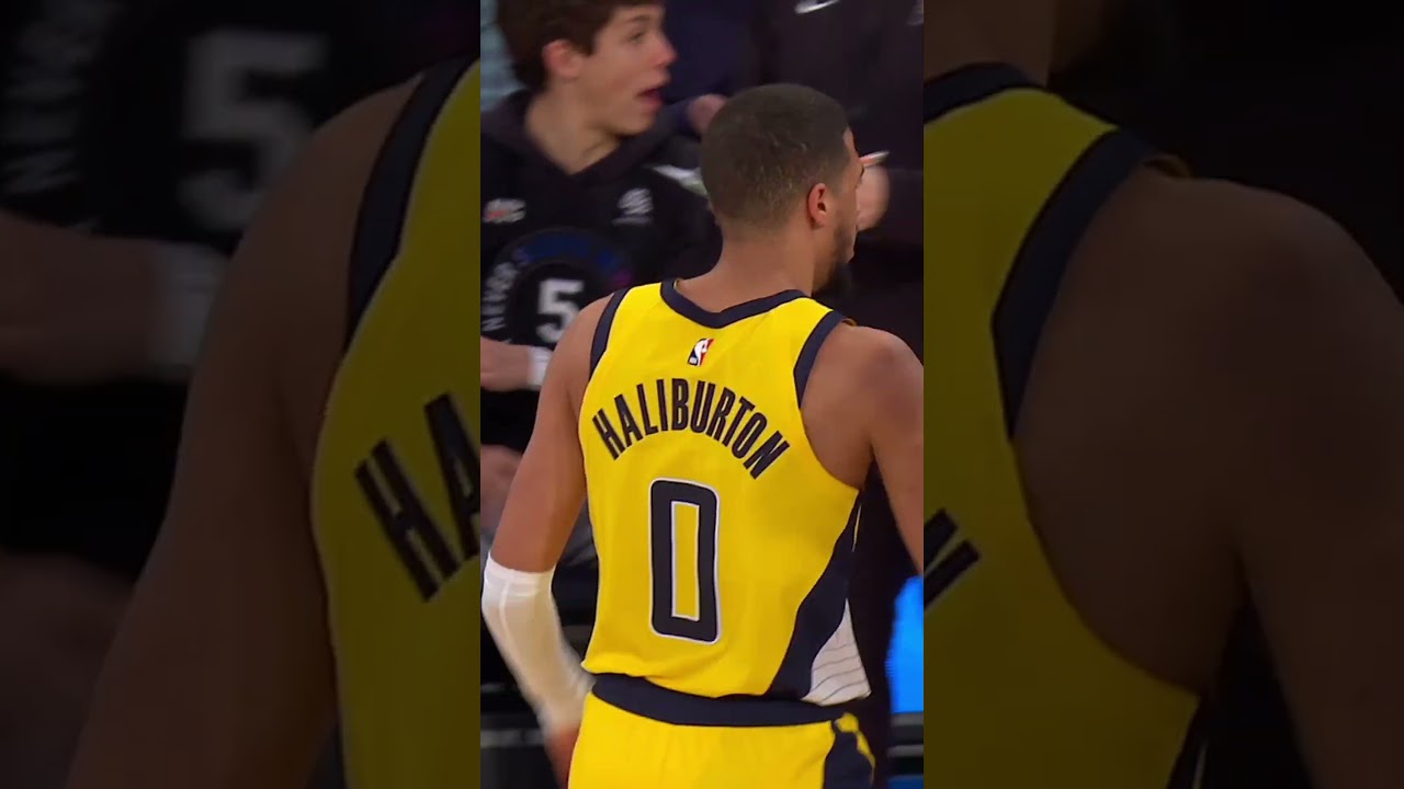 Throwback to Tyrese Haliburton Showing Off his ELITE Vision Going Off The Backboard to Pascal Siakam