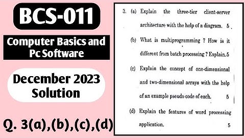 Three tier client server architecture | one dimensional and two dimensional array | word features
