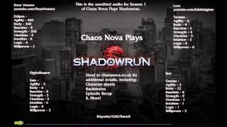 Shadowrun Tabletop R.P.G. - Unedited Audio - Session 2