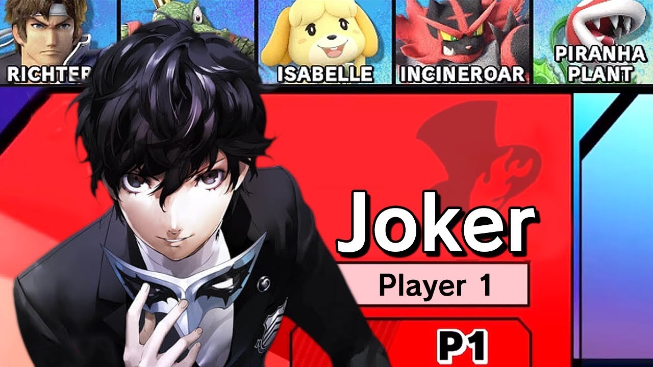 Play As Joker in Super Smash Bros Ultimate (Phantom Thief Character Vs ...